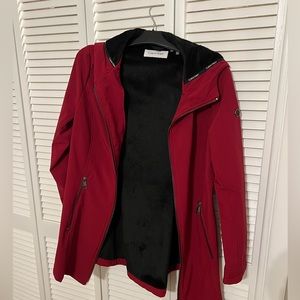 Calvin Klein red jacket